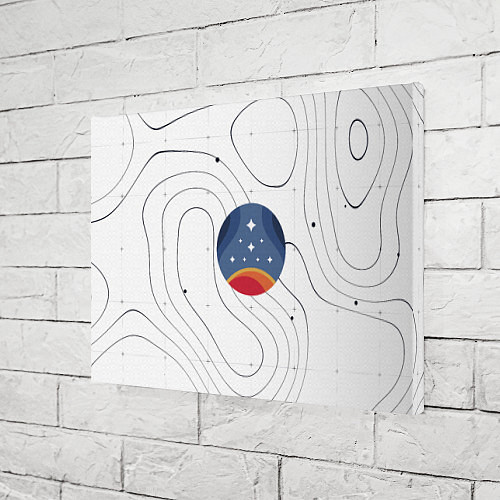 Картина прямоугольная Эмблема созвездия / 3D-принт – фото 3