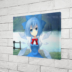 Холст прямоугольный Touhou Project Cirno Тируно 9, цвет: 3D-принт — фото 2