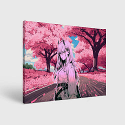 Холст прямоугольный Пауэр - Человек бензопила, цвет: 3D-принт