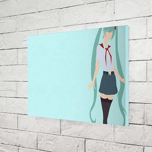 Картина прямоугольная Бесконечное лето Miku / 3D-принт – фото 3