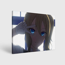 Холст прямоугольный Kaguya-sama wa Kokurasetai Ай Хаясака, цвет: 3D-принт