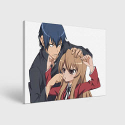 Холст прямоугольный Toradora Тайга Рюдзи, цвет: 3D-принт