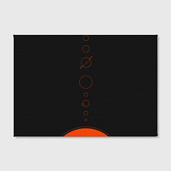 Холст прямоугольный Solar system - abstract, цвет: 3D-принт — фото 2