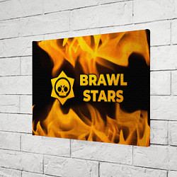 Холст прямоугольный Brawl Stars - gold gradient по-горизонтали, цвет: 3D-принт — фото 2