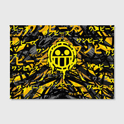 Холст прямоугольный One Piece Trafalgar symbol, цвет: 3D-принт — фото 2