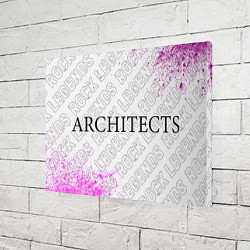 Холст прямоугольный Architects rock legends по-горизонтали, цвет: 3D-принт — фото 2