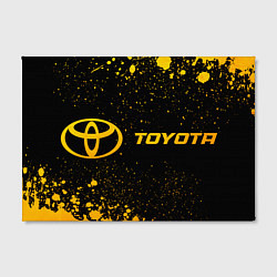 Холст прямоугольный Toyota - gold gradient по-горизонтали, цвет: 3D-принт — фото 2