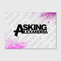 Холст прямоугольный Asking Alexandria rock legends по-горизонтали, цвет: 3D-принт — фото 2