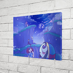 Холст прямоугольный The Amazing Digital Circus night, цвет: 3D-принт — фото 2