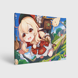 Холст прямоугольный Genshin Impact Кли Klee, цвет: 3D-принт
