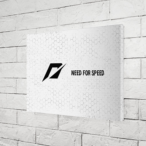 Картина прямоугольная Need for Speed glitch на светлом фоне по-горизонта / 3D-принт – фото 3