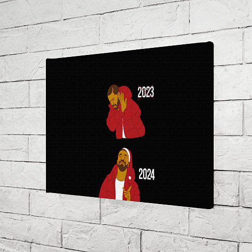 Картина прямоугольная Дрейк 2023-2024 / 3D-принт – фото 3
