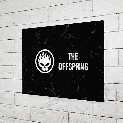 Картина прямоугольная The Offspring glitch на темном фоне по-горизонтали / 3D-принт – фото 3