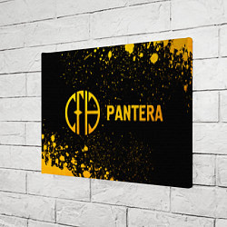 Холст прямоугольный Pantera - gold gradient по-горизонтали, цвет: 3D-принт — фото 2