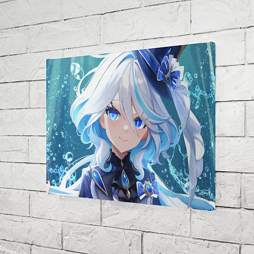 Картина прямоугольная Genshin Impact Furina Smile / 3D-принт – фото 3