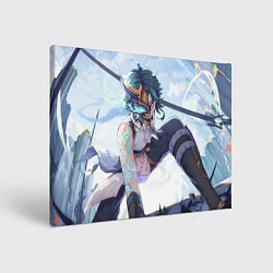 Холст прямоугольный Genshin Impact Сяо Xiao Mask, цвет: 3D-принт