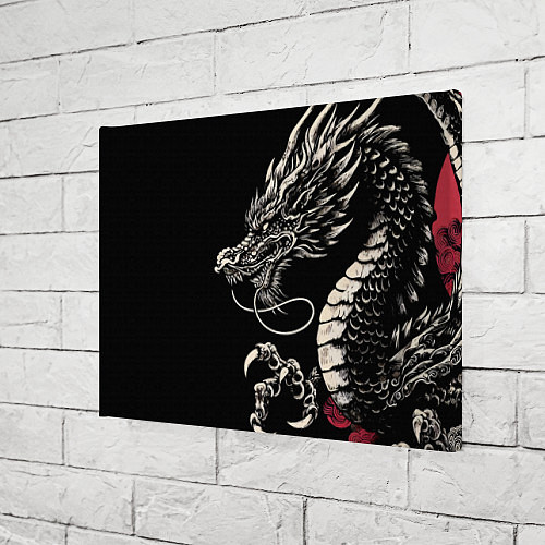 Картина прямоугольная Japanese dragon - irezumi - art / 3D-принт – фото 3