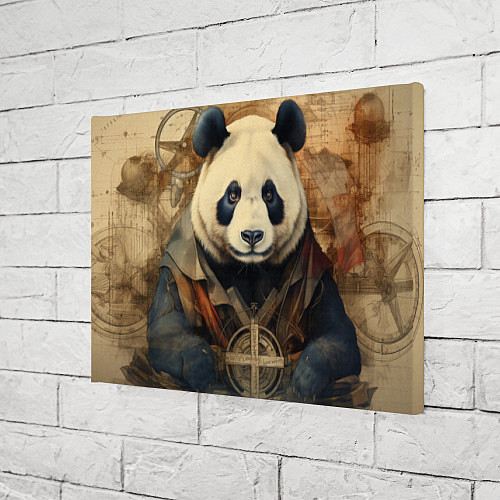 Картина прямоугольная Панда арт-портрет / 3D-принт – фото 3