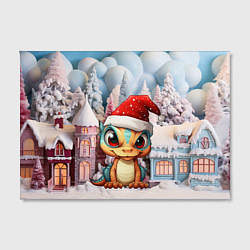 Холст прямоугольный Маленький дракончик 2024 год, цвет: 3D-принт — фото 2