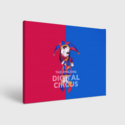 Холст прямоугольный Помни в ужасе The amazing digital circus, цвет: 3D-принт
