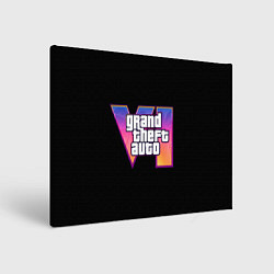Холст прямоугольный Grand Theft Auto 6, цвет: 3D-принт