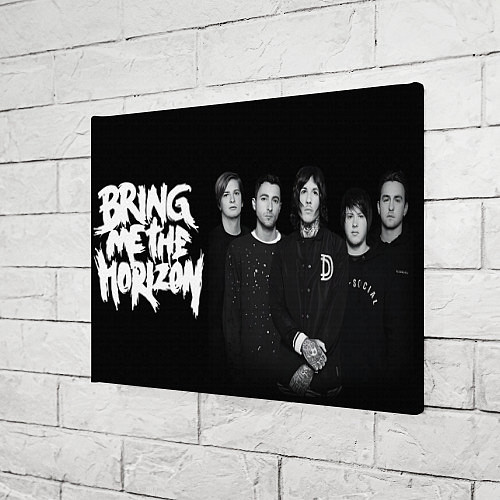 Картина прямоугольная Bring Me the Horizon - rock / 3D-принт – фото 3