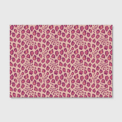 Холст прямоугольный Цветущий леопард тюльпановое поле, цвет: 3D-принт — фото 2