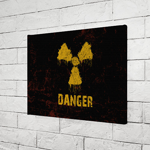 Картина прямоугольная Опасный человек радиация / 3D-принт – фото 3
