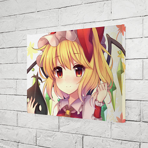 Картина прямоугольная Touhou Project Flandre cute smile / 3D-принт – фото 3