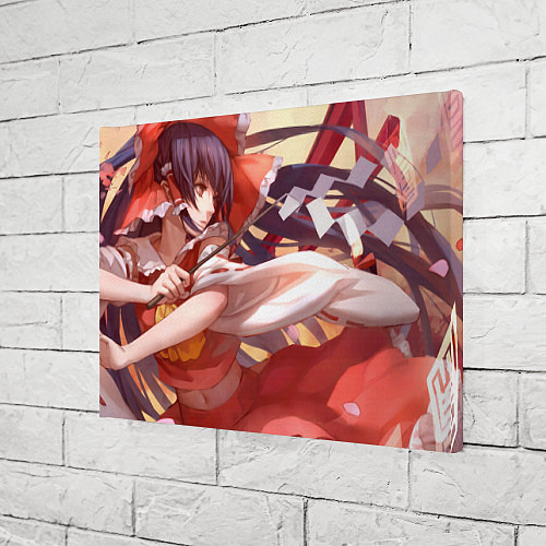 Картина прямоугольная Touhou Project Рейму Cute / 3D-принт – фото 3