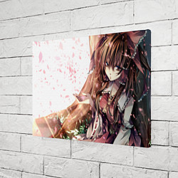 Холст прямоугольный Touhou Project Рейму Cute, цвет: 3D-принт — фото 2