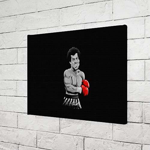 Картина прямоугольная Rocky Balboa / 3D-принт – фото 3