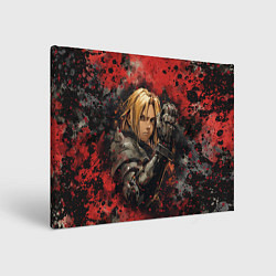 Холст прямоугольный Edward Elric - Fullmetal Alchemist, цвет: 3D-принт