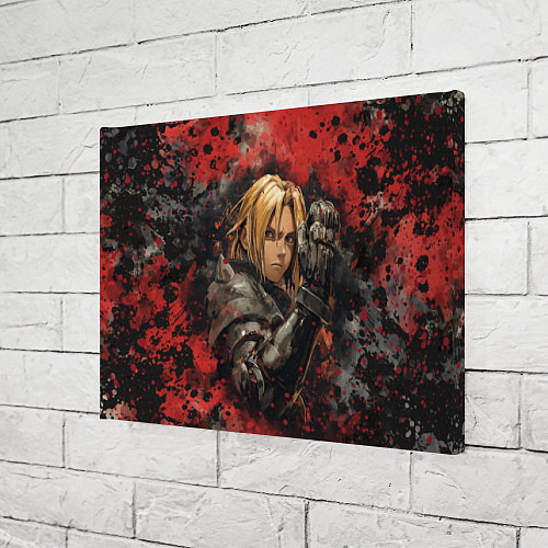 Картина прямоугольная Edward Elric - Fullmetal Alchemist / 3D-принт – фото 3