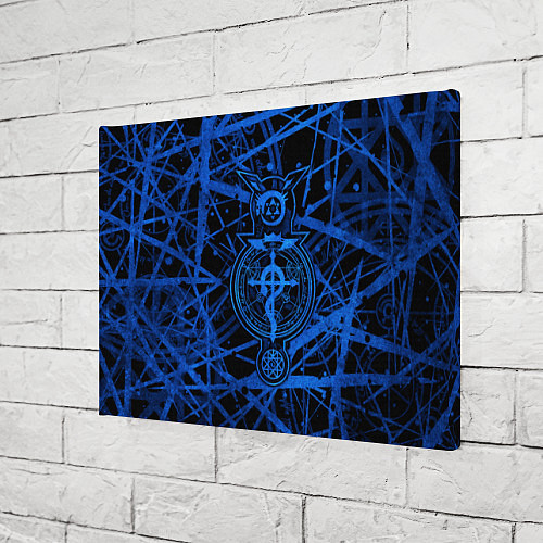 Картина прямоугольная Fullmetal Alchemist - symbols / 3D-принт – фото 3
