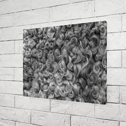 Картина прямоугольная Кудрявая шерсть баранов / 3D-принт – фото 3