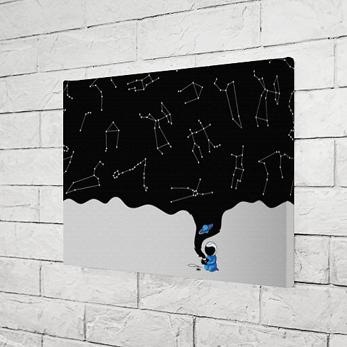 Картина прямоугольная Космический космонавтик / 3D-принт – фото 3