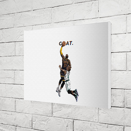 Картина прямоугольная Goat 23 - LeBron James / 3D-принт – фото 3