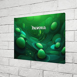 Холст прямоугольный Palworld зеленый мир, цвет: 3D-принт — фото 2