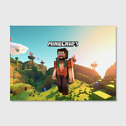 Холст прямоугольный Minecraft персонаж, цвет: 3D-принт — фото 2