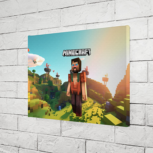 Картина прямоугольная Minecraft персонаж / 3D-принт – фото 3