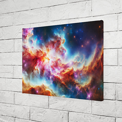 Картина прямоугольная The cosmic nebula / 3D-принт – фото 3