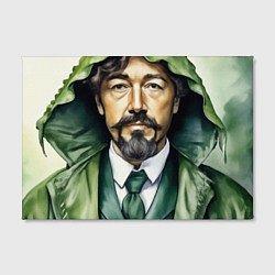 Холст прямоугольный Чехов в кигуруми крокодил, цвет: 3D-принт — фото 2