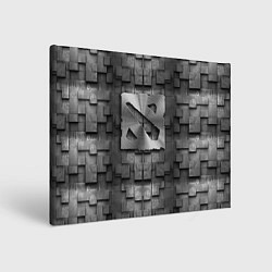Холст прямоугольный Dota - metal texture, цвет: 3D-принт