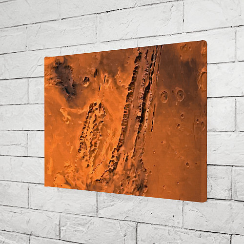 Картина прямоугольная Каналы на Марсе - star dust / 3D-принт – фото 3