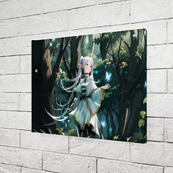 Холст прямоугольный Sousou no Frieren Фрирен butterfly, цвет: 3D-принт — фото 2