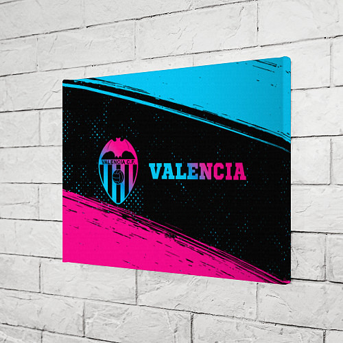 Картина прямоугольная Valencia - neon gradient по-горизонтали / 3D-принт – фото 3