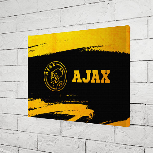 Картина прямоугольная Ajax - gold gradient по-горизонтали / 3D-принт – фото 3