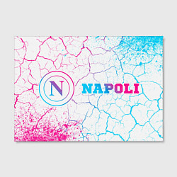 Холст прямоугольный Napoli neon gradient style по-горизонтали, цвет: 3D-принт — фото 2