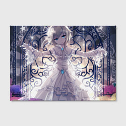 Холст прямоугольный Touhou Project Алиса Маргатройд розы, цвет: 3D-принт — фото 2